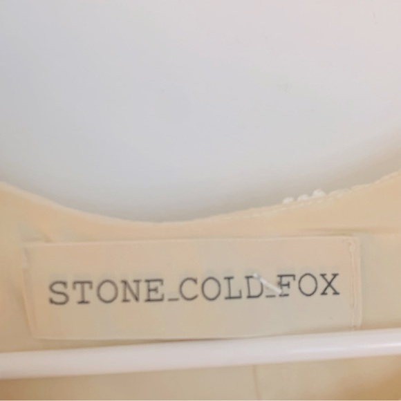 New Stone Cold Fox Sunflower Crochet Lace Blouse - Picture 7 of 14